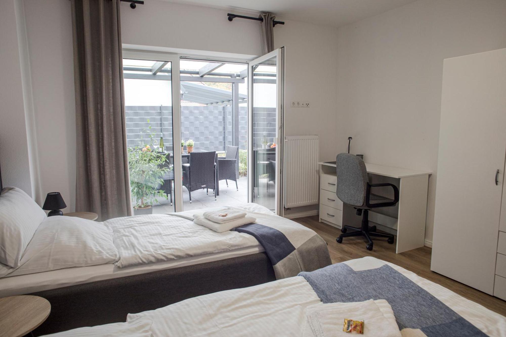 Fewo Cessna, Elegante Wohnung, 2 Schlafzimmer, Ueberdachte Terrasse Cloppenburg Exterior foto