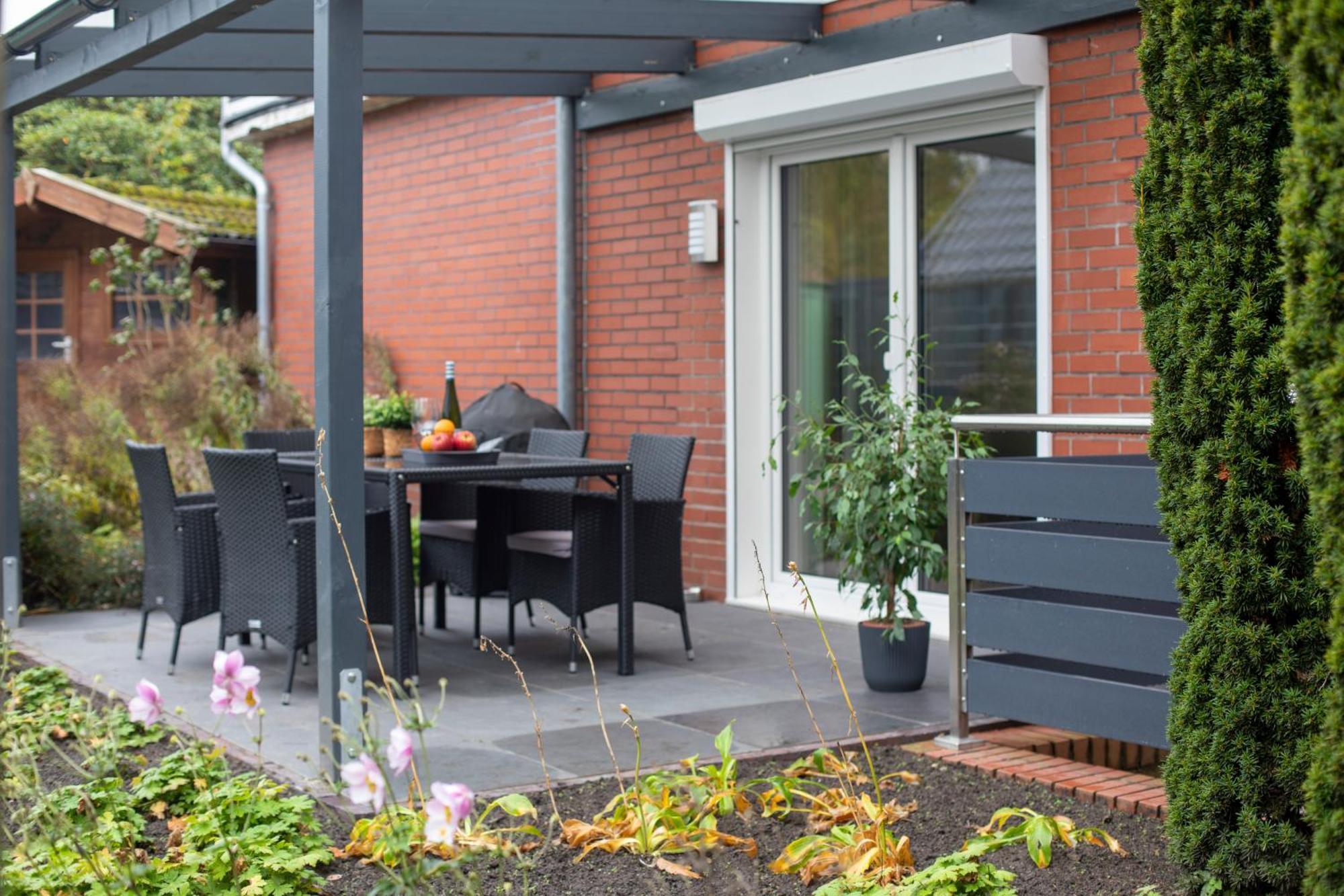 Fewo Cessna, Elegante Wohnung, 2 Schlafzimmer, Ueberdachte Terrasse Cloppenburg Exterior foto